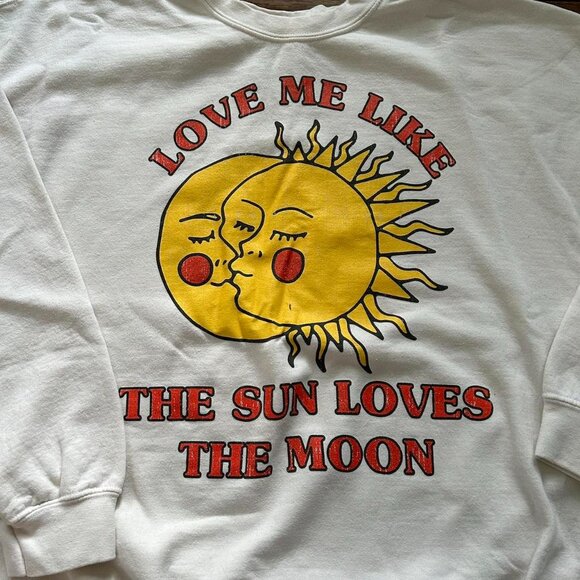 PacSun Women's White Sweatshirt - Picture 3 of 3